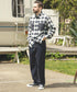 MR.OLIVE / RINSE WASH 12oz CRUNCH DEINIM / WIDE TAPERED BELTED JEANS / ミスターオリーブ リンスウォッシュ 12オンス クランチデニム / ワイドテーパード ベルト付きジーンズ